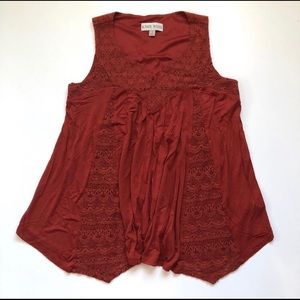 Flowy Lace Tank